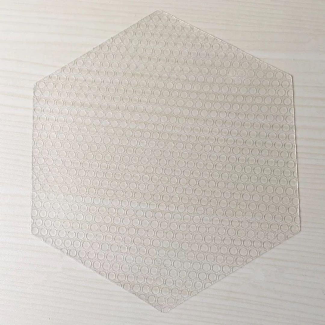 即発送！サーフボードクリアデッキパッド66枚入り(内ハーフ12枚)透明