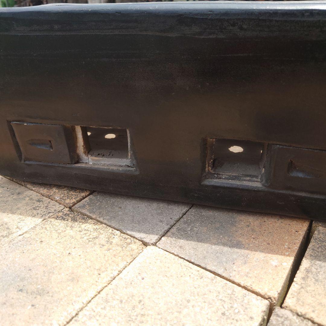 長谷園 黒焼台 特大 手造り長角コンロ