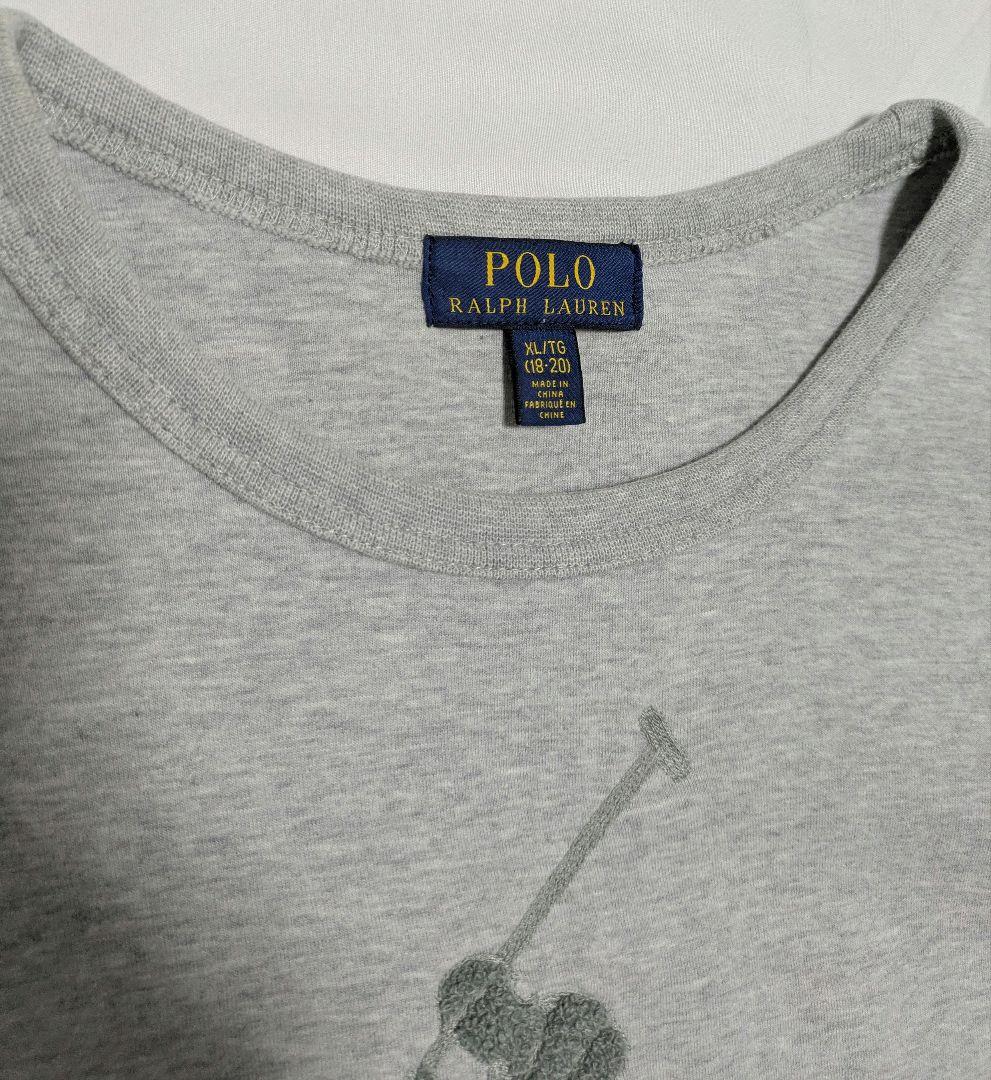 POLO RALPH LAUREN ビッグポニー刺繍 スウェット XL グレー