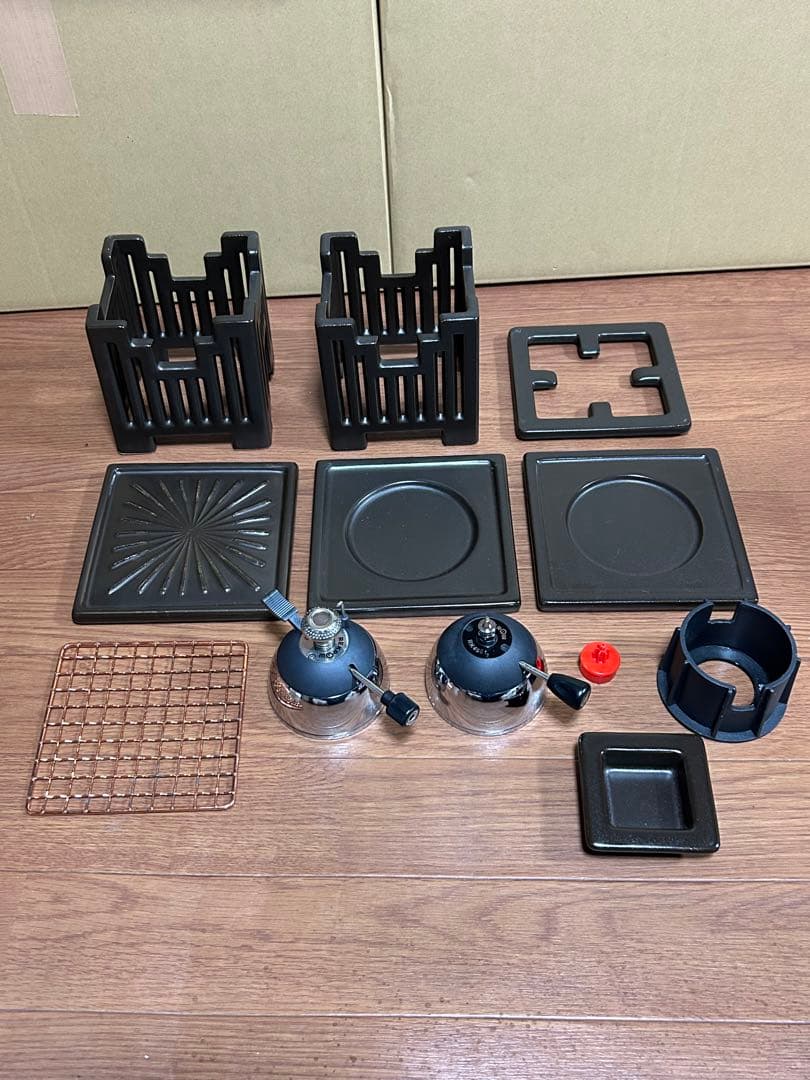 最 安値 価格アウトドア・釣り・旅行用品 - 長谷園 二人こんろ さし