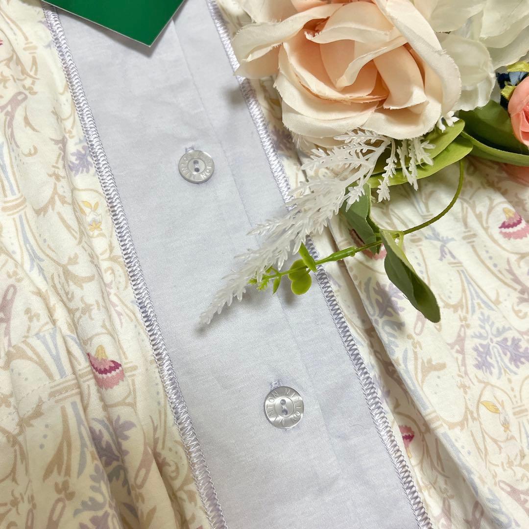 【未使用タグ付き✨】Wacoal MINTON 花柄 パジャマ L 日本製