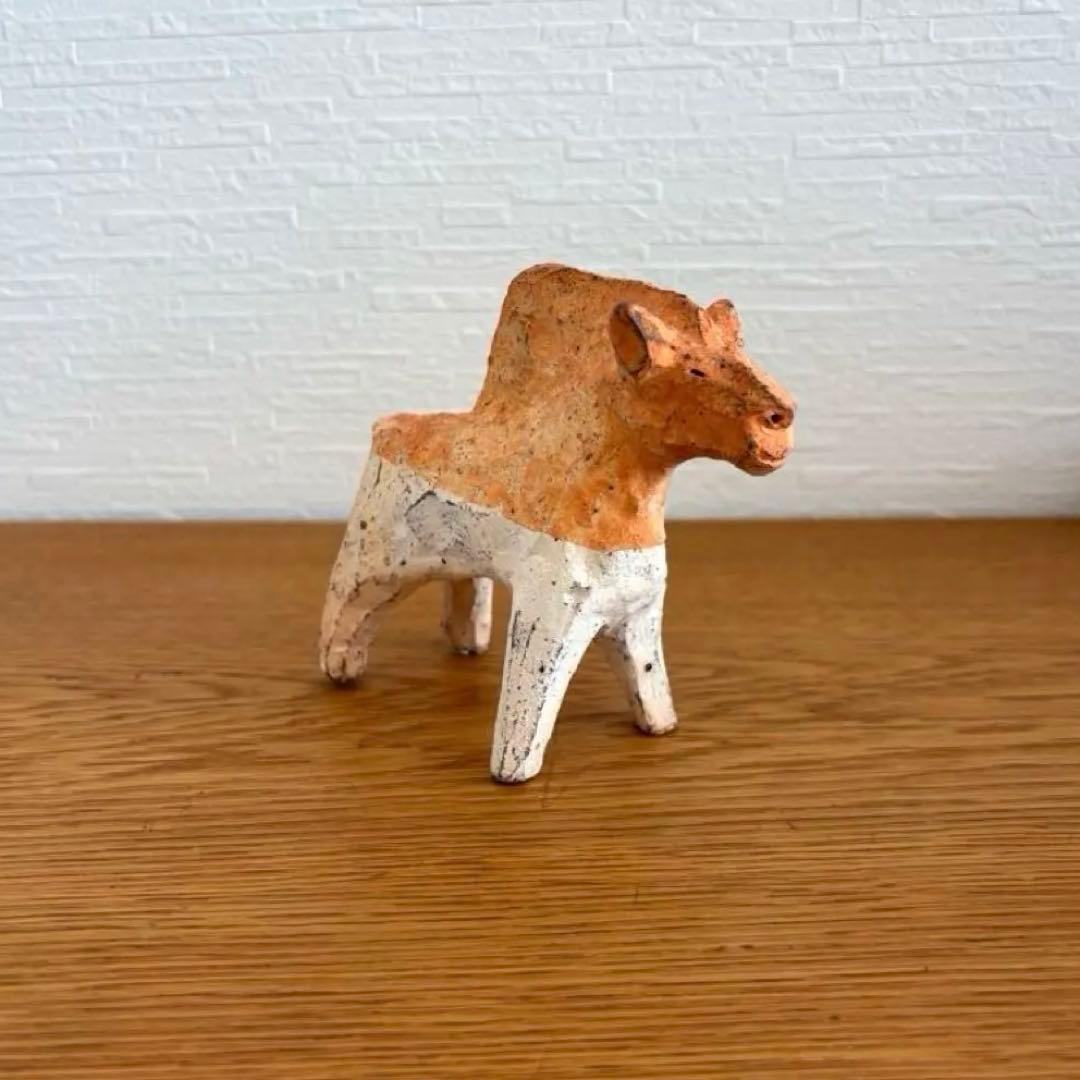 石原稔久 馬 置物 アート オブジェ 陶器 レア 希少 ミナペルホネン 作家物