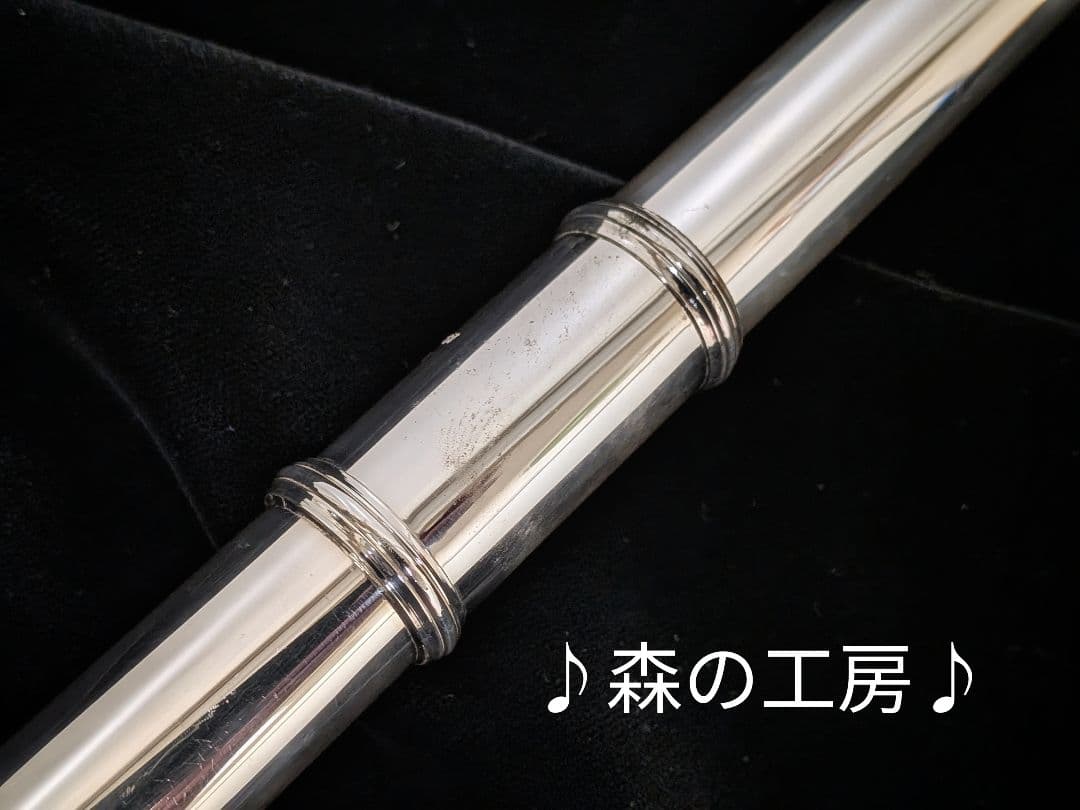 商談中【M】管体銀製 ヤマハフルート YFL411Ⅱ Eメカ