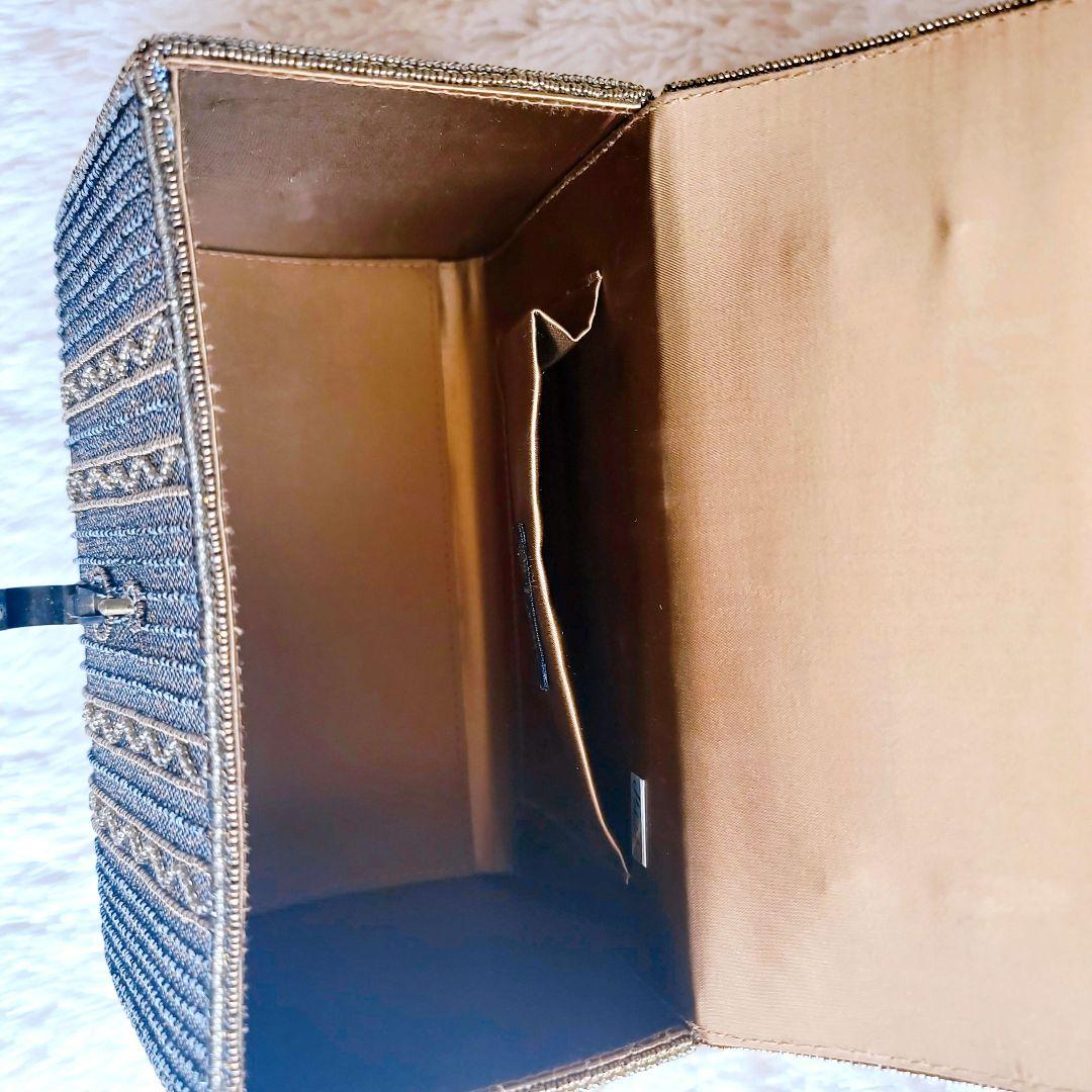 LUMY】ルミーはしもと ヴィンテージ ハンドバッグ ビーズバッグ