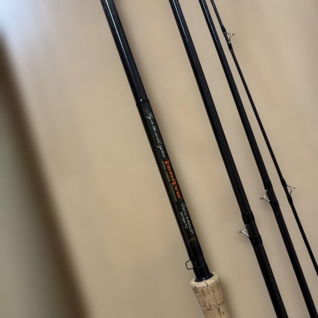 Tenyru K.Bullet DH1504 #10 フライロッド☆ケースと袋付