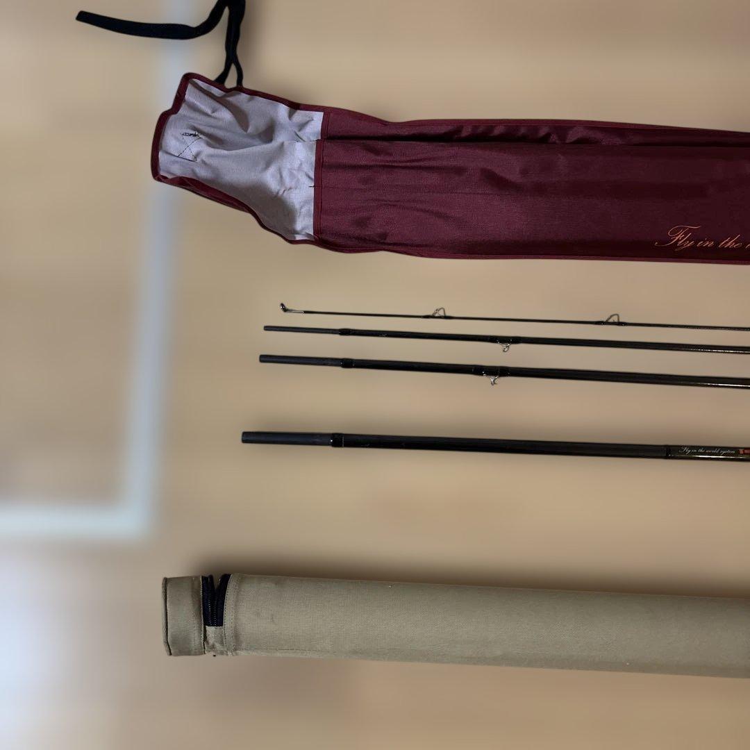 Tenyru K.Bullet DH1504 #10 フライロッド☆ケースと袋付