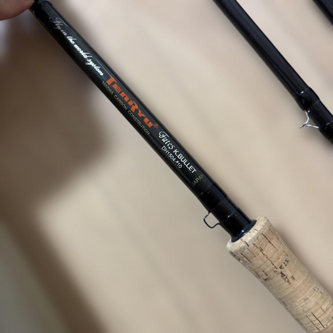Tenyru K.Bullet DH1504 #10 フライロッド☆ケースと袋付