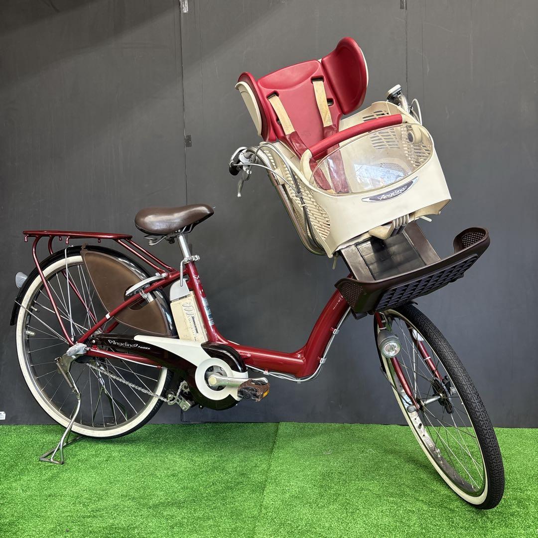 パチキ様　前子供乗せ無し　BS Angelino レッド 3人乗り対応　97★