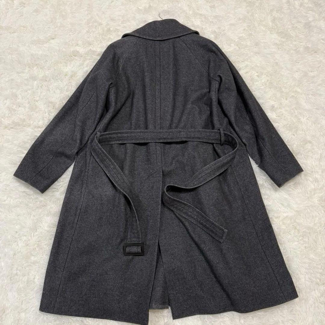 キムタク着用 Hevo BRINDISI タイロッケンコート ベルテッド グレー