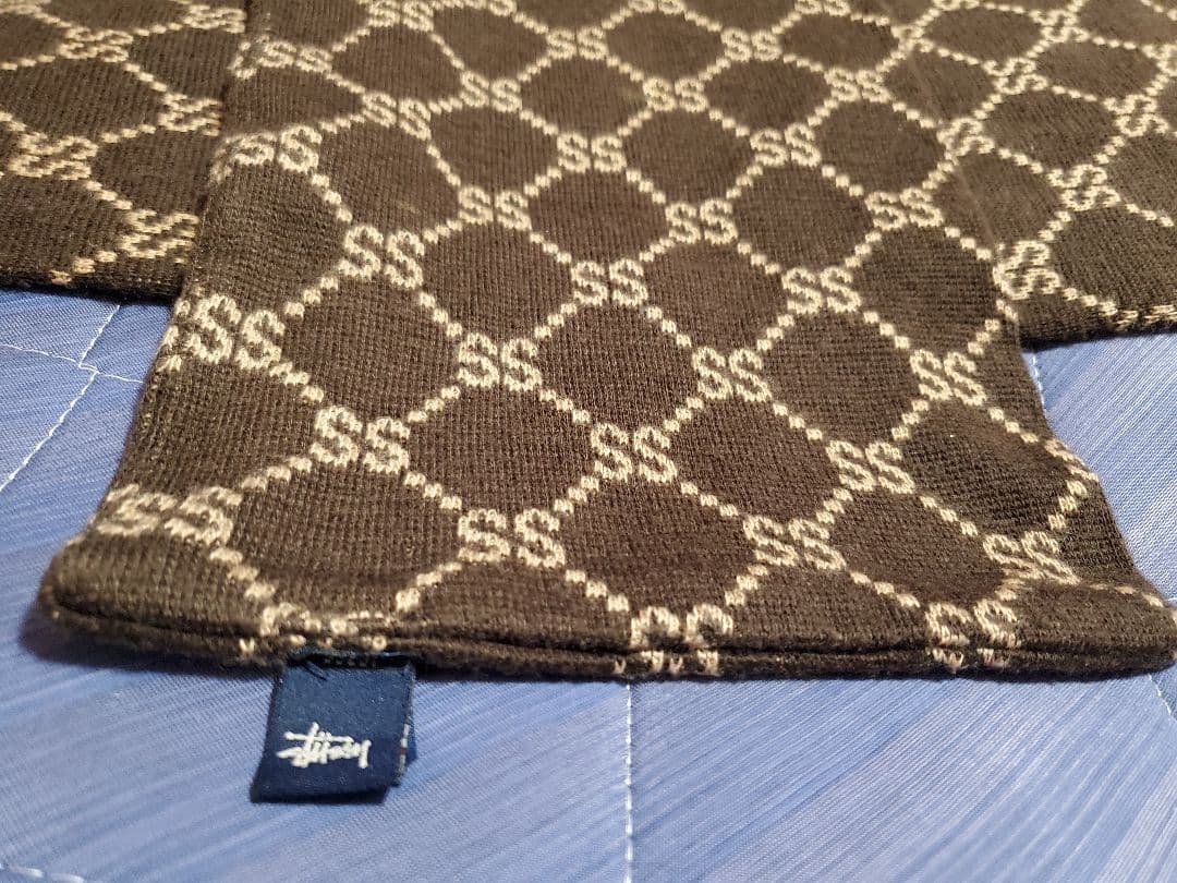 ☆STUSSYマフラーオールドステューシー☆モノグラムSS