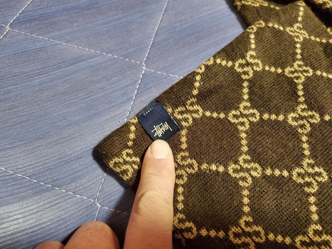 ☆STUSSYマフラーオールドステューシー☆モノグラムSS