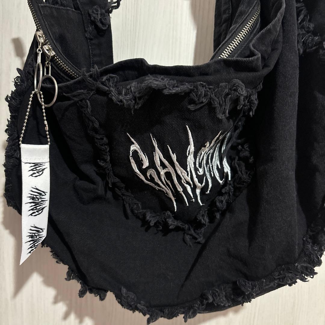 A'GEM/9 ブラックフリンジショルダーバッグ 本日最終値下げ