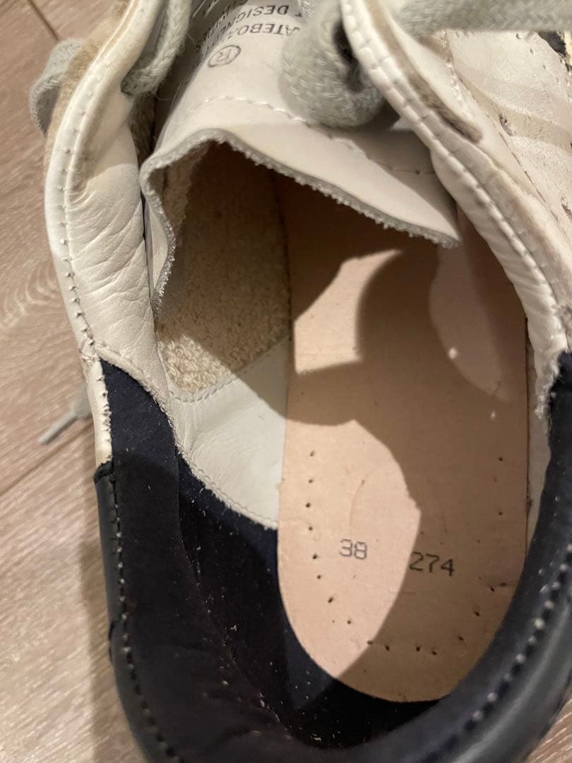 GGDB/STAR ホワイト ブラック スニーカー