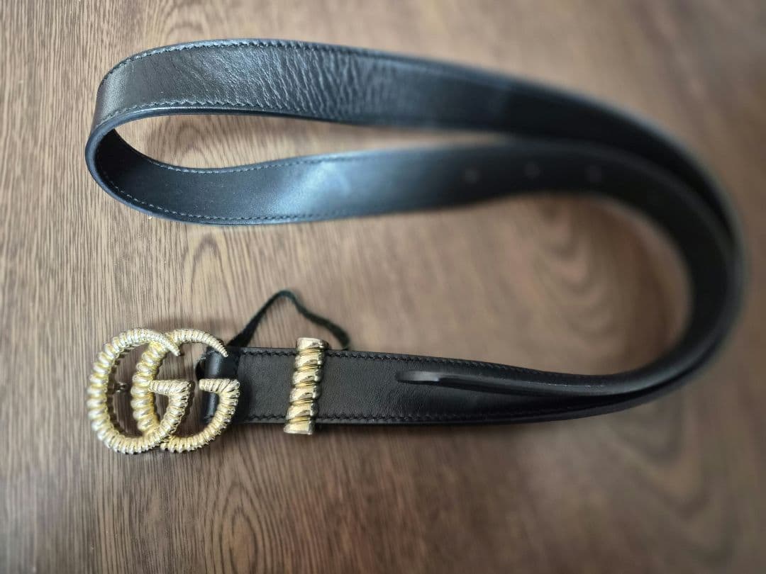 最終値下げ　GG レザーベルト 黒