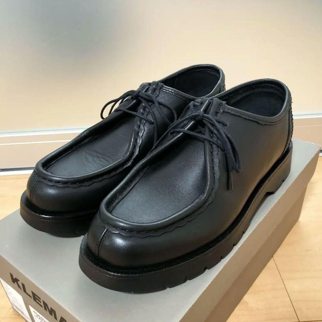 極美品KLEMANチロリアンシューズPADROR ブラック41