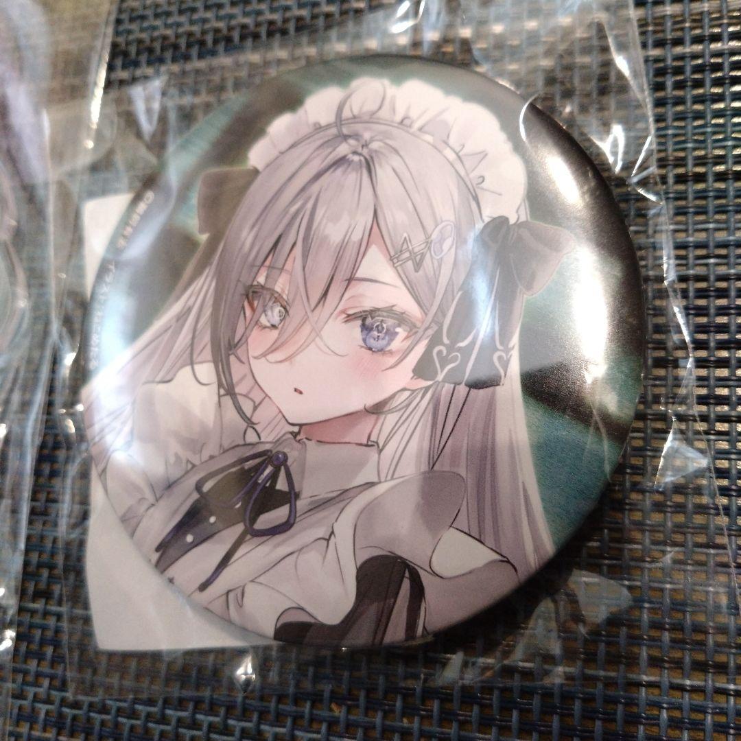 死亡遊戯で飯を食う くじ引き堂 幽鬼 アクスタ 缶バッジ メイド - メルカリ