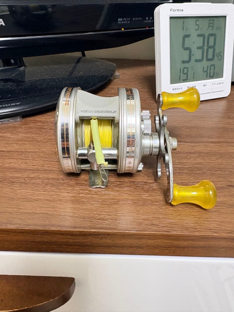 Abu Garcia 4601C3 ベイトリール ハネクラオリジナルハンドル - リール