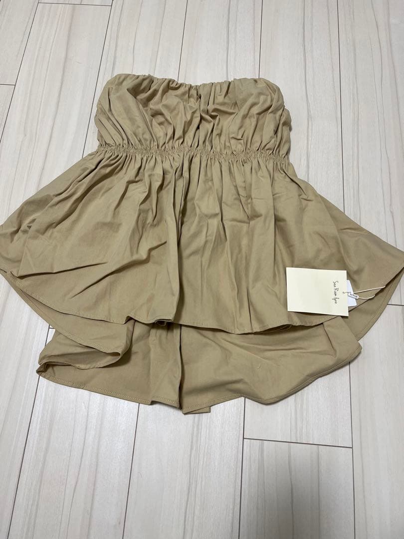 SRLウエストShapeパッドinベアトップス ハニーベージュM 新品未使用