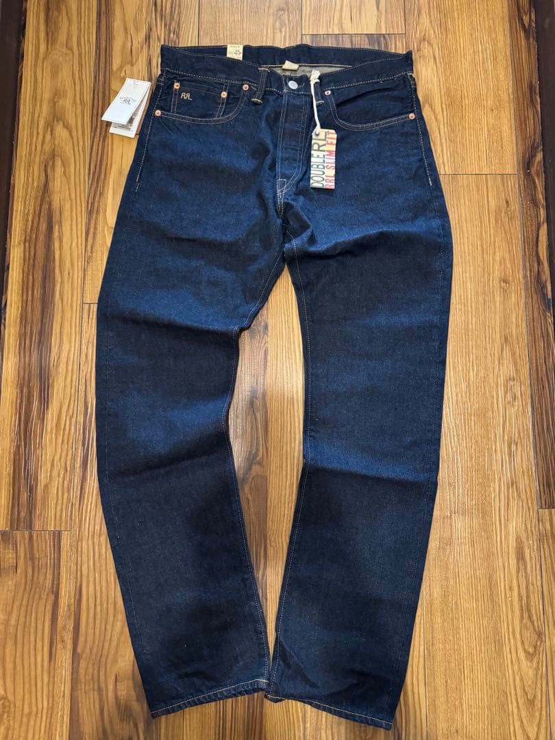 RRL スリムフィット セルビッジジーンズ W33 L32 - メルカリ