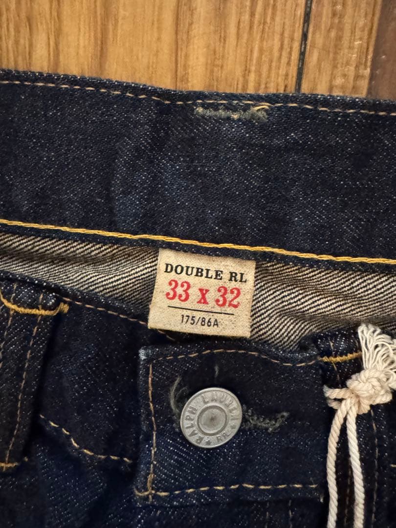 RRL スリムフィット セルビッジジーンズ W33 L32 - メルカリ