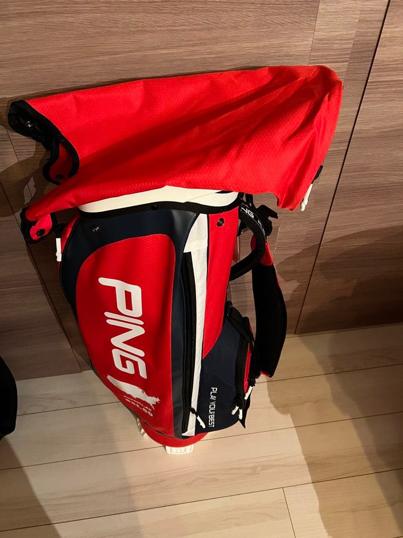 PING アリゾナゴルフキャディバッグ 赤青