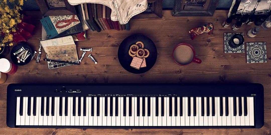 CASIO CDP-S100 電子ピアノ 88鍵盤 黒 純正スタンド付き