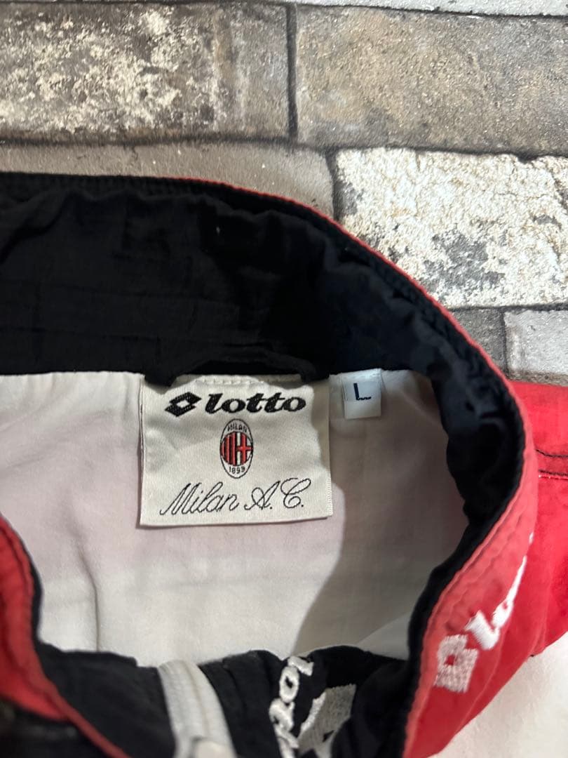 90's Lotto ACミラン OPEL ナイロン トラックジャケット