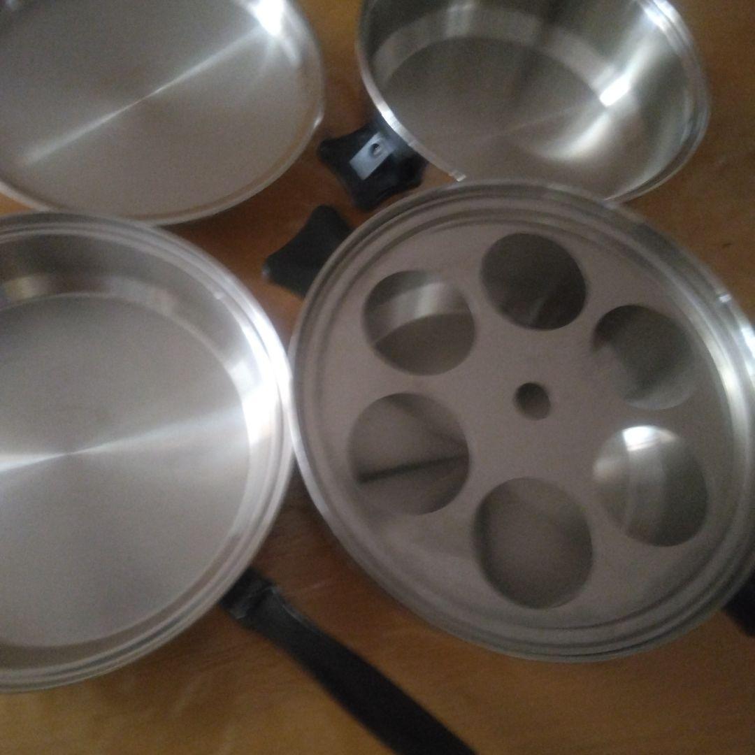 inkor インコア　ダッチオーブン　フライパンステンレス鍋2個セットIH非対応