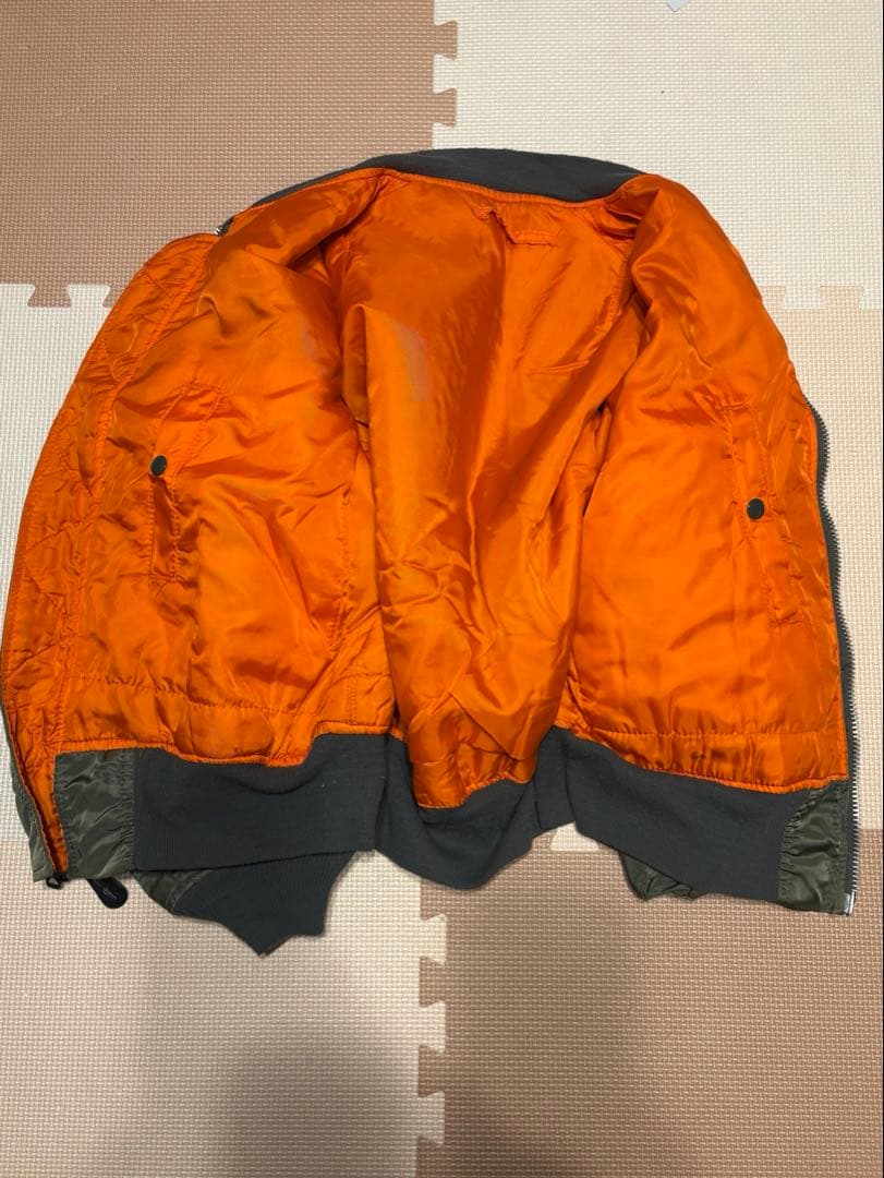 90s Alpha ma-1 MIL-J-82790J M カーキ USA