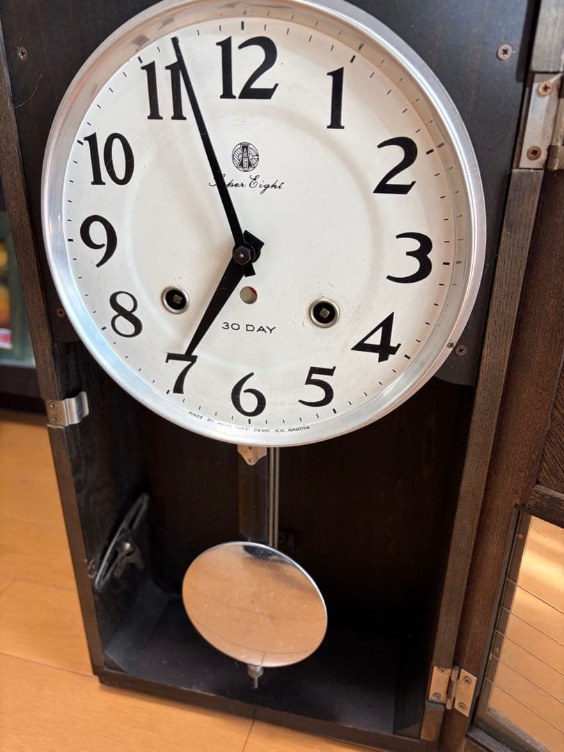 昭和レトロ　愛知時計 振り子時計