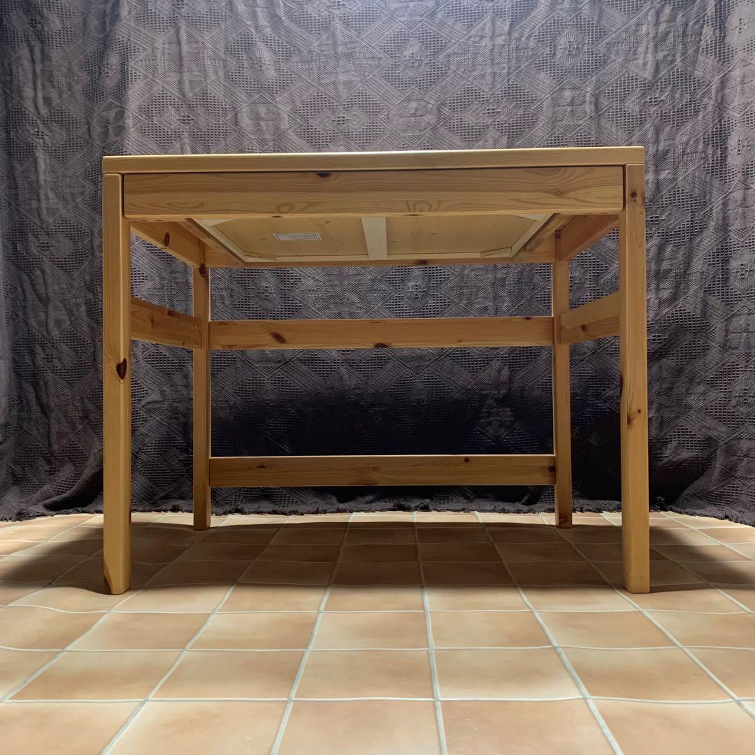 【天板ワックス処理済み】無印良品 パイン材デスク 幅86 リモートワーク 勉強机