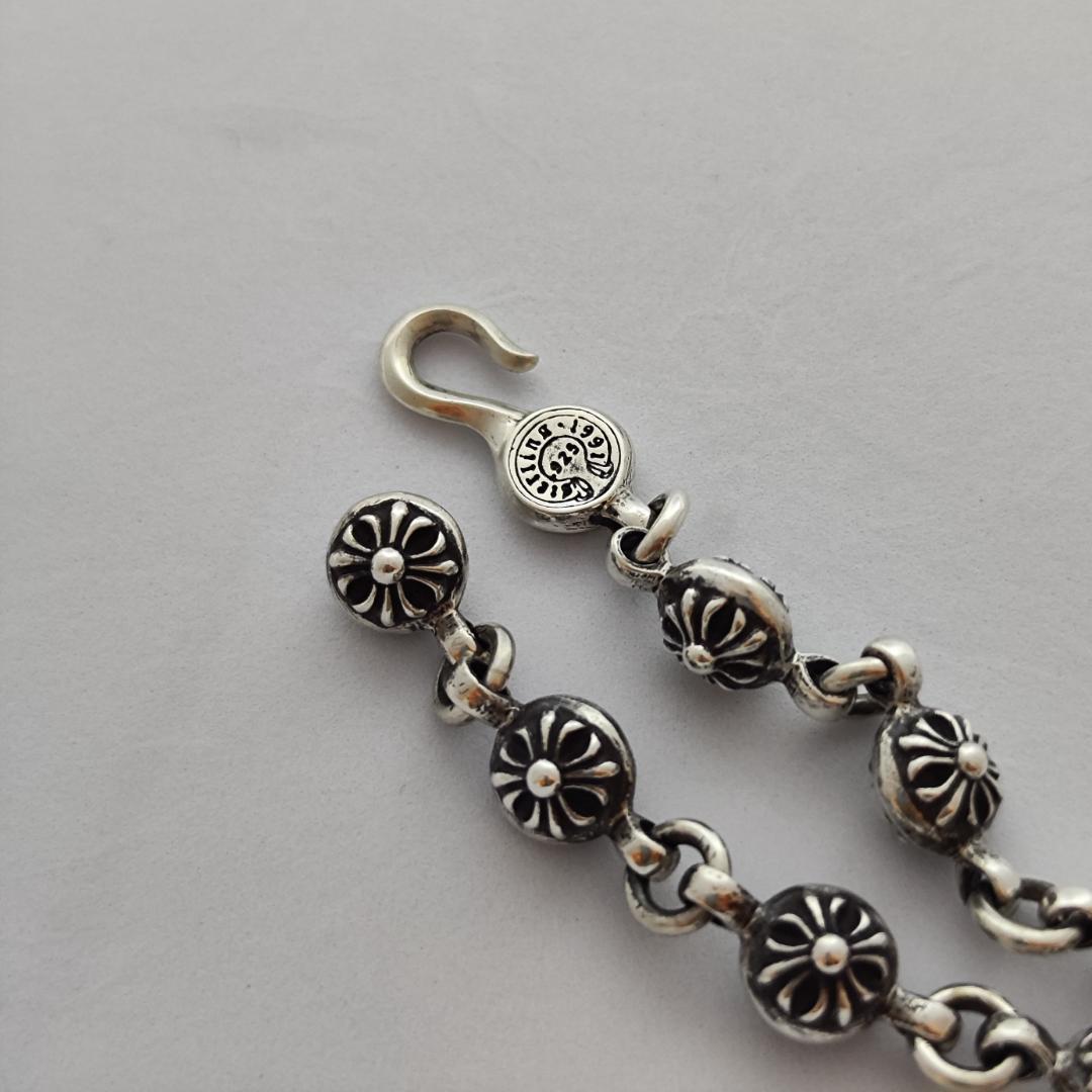 CHROME HEARTS クロムハーツ#1クロスボールブレスレット SV925