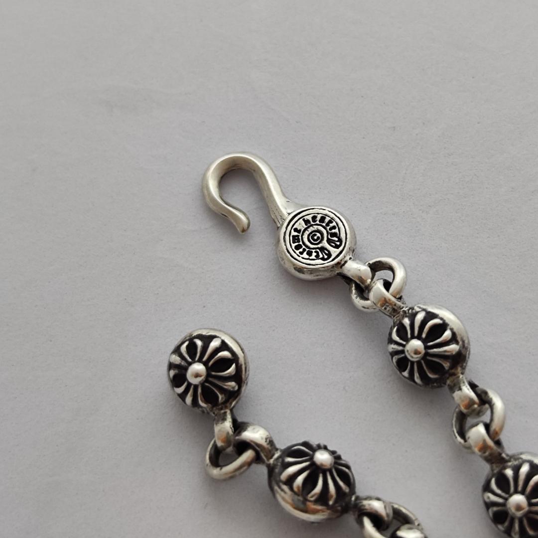 CHROME HEARTS クロムハーツ#1クロスボールブレスレット SV925