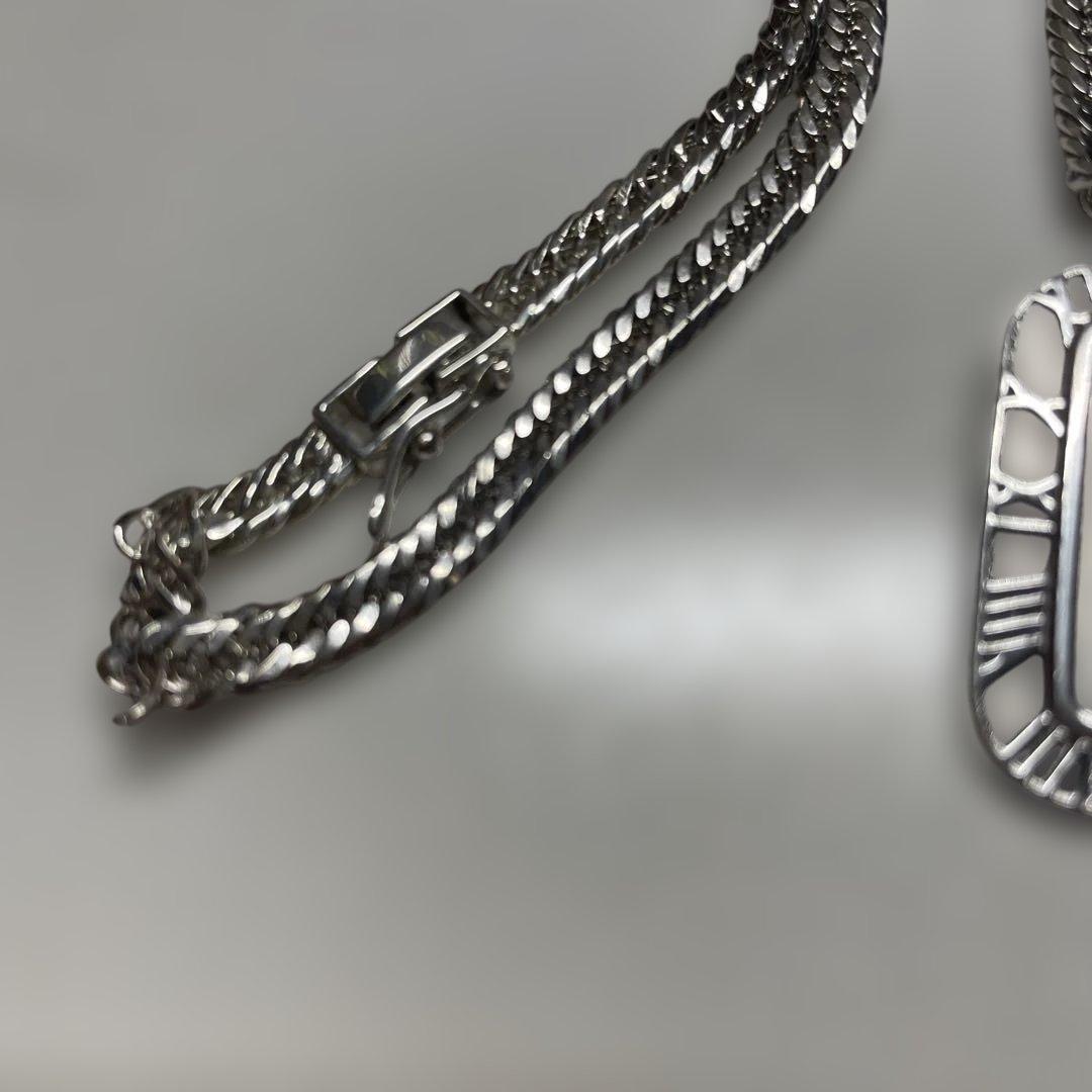 8面トリプルsv925 喜平45センチ トップは無し チェーンのみ - メルカリ