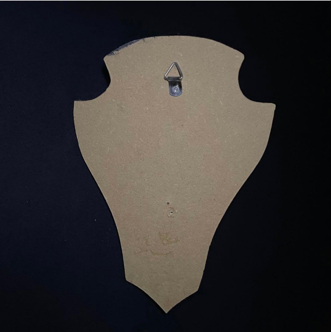 フランス　アンティーク　剥製　カササギ　カラス　ハンティングトロフィー　壁掛け