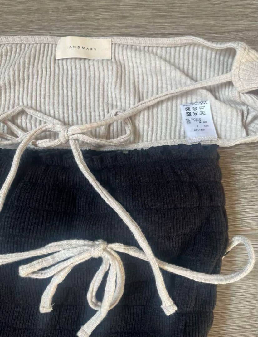 トップス andmary Mei shirring tops