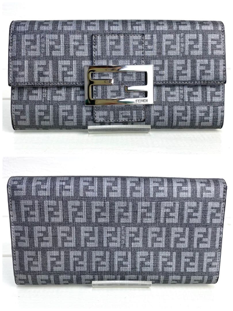 FENDI マンマバケット FF金具 長財布 ズッキーノ