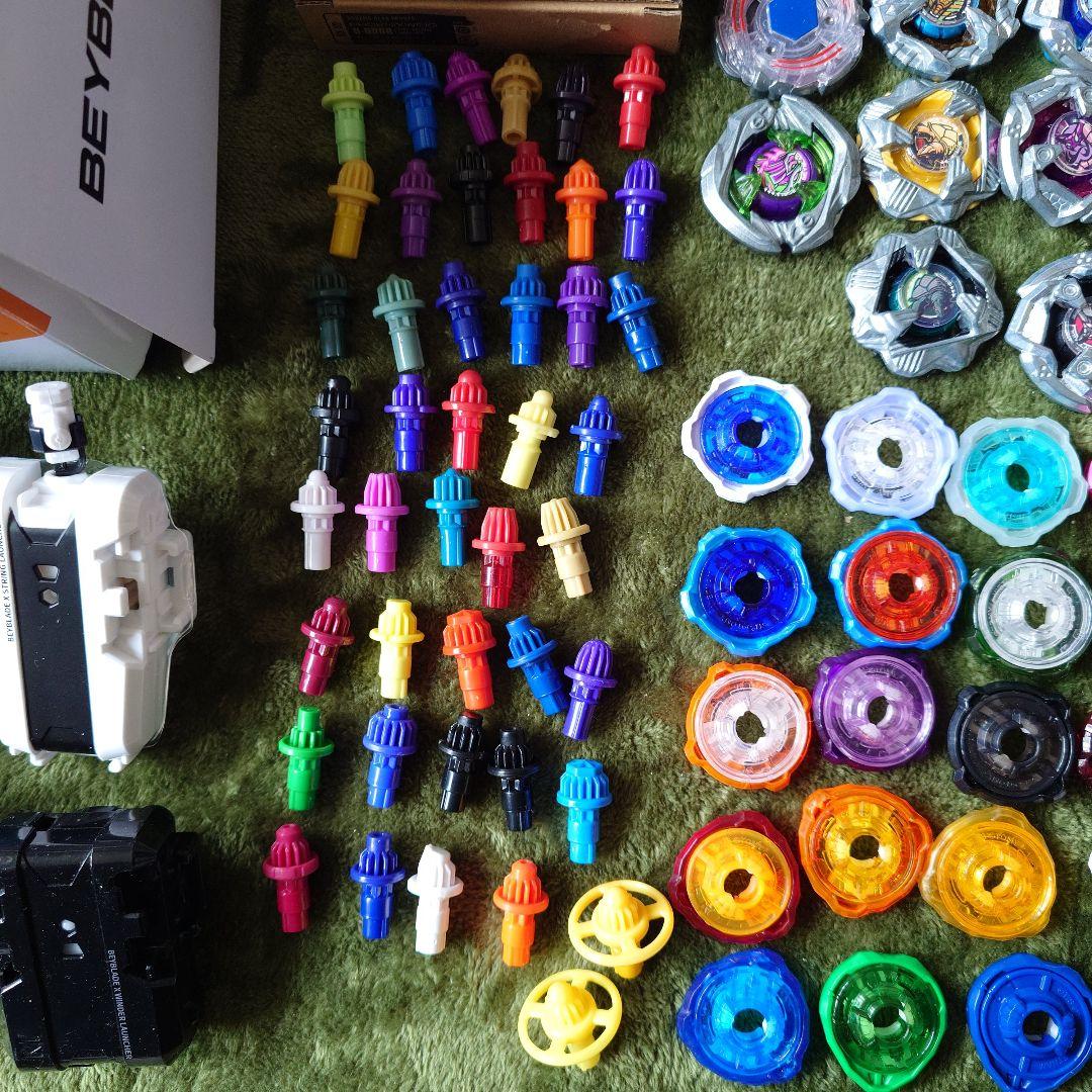 週末特価 ベイブレードX 68点＋αまとめ売り(引退品)レアベイ4点有り