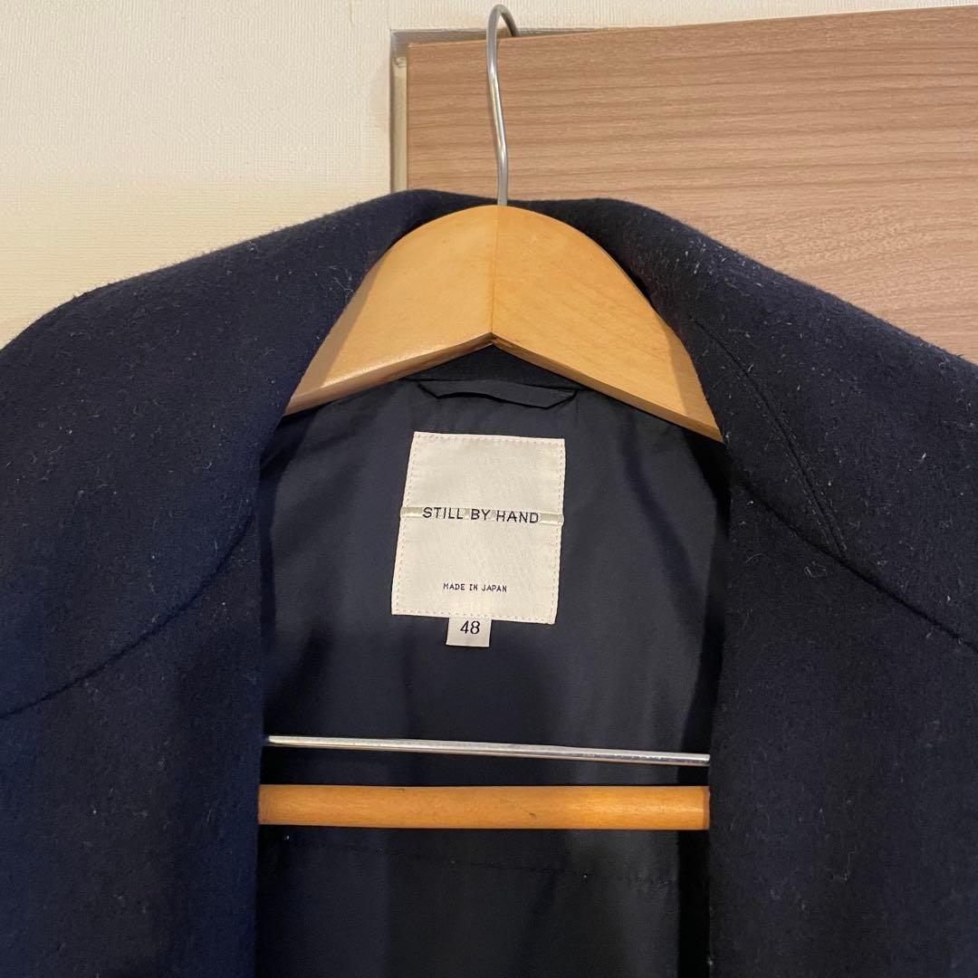 STILL BY HAND ピーコート(フード取り外し可)