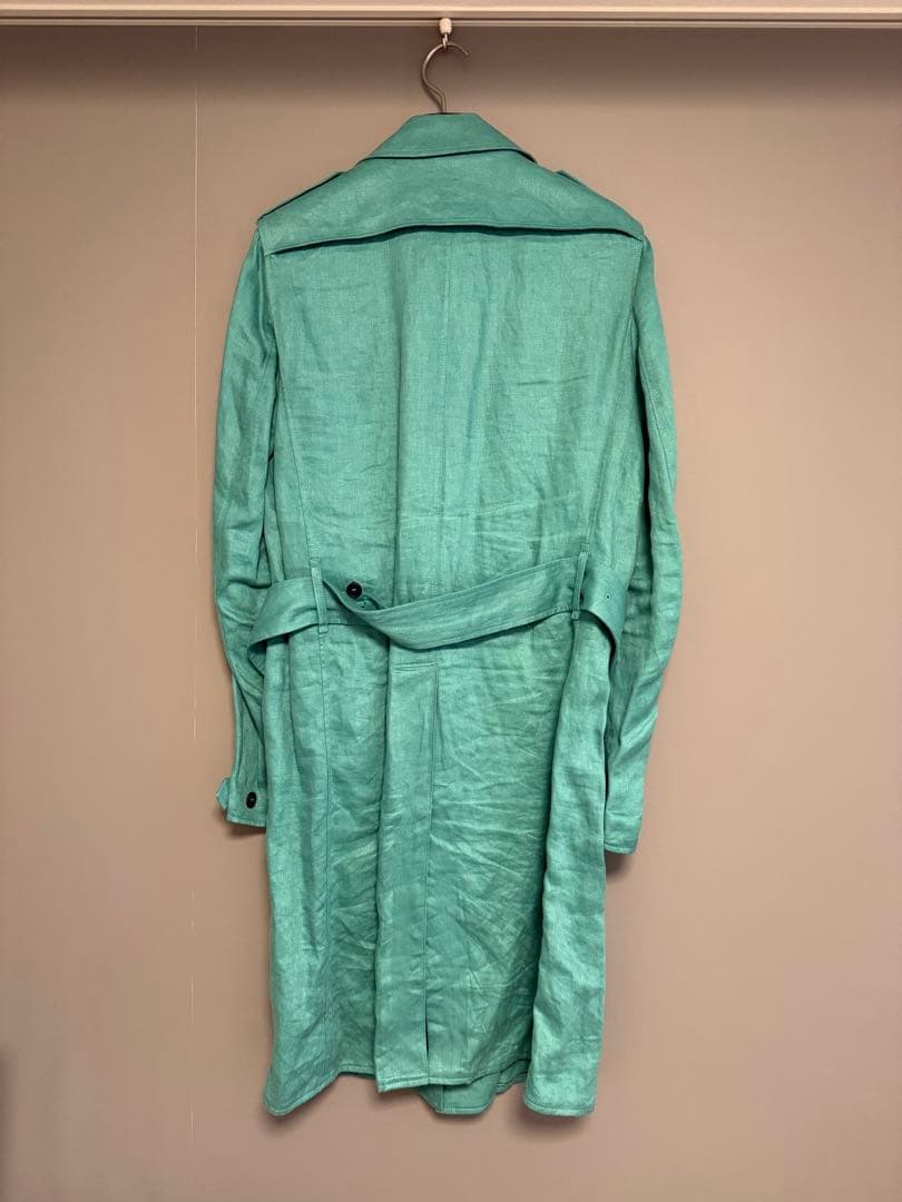 バーバリー　Burberry プローサム　リネンコートEngland製