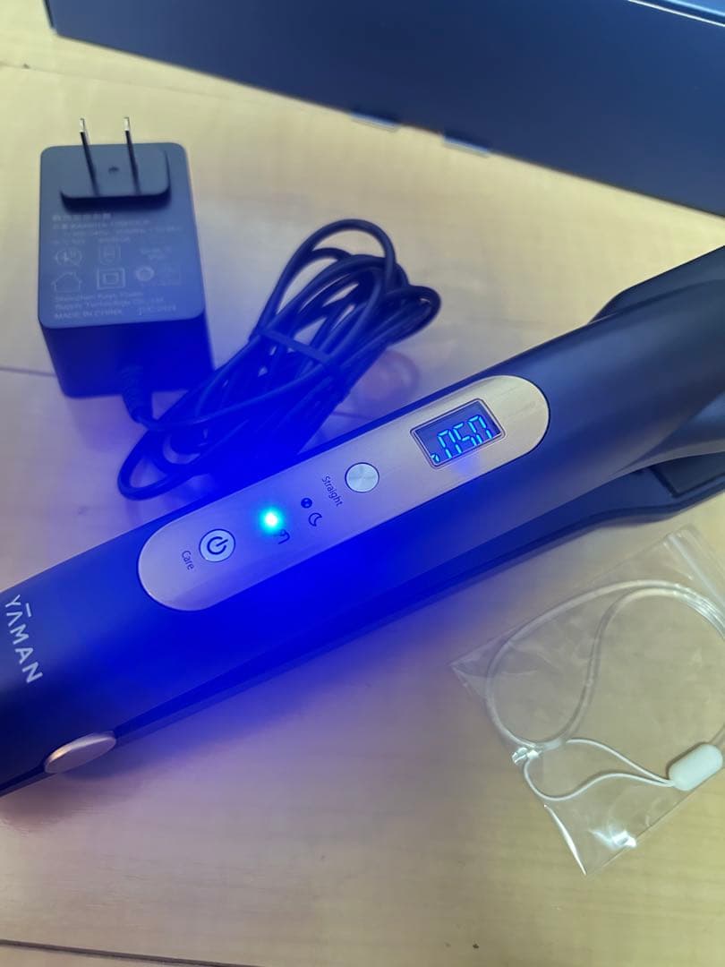 ヤーマン 超音波トリートメント ナイトリペアアイロン ネイビー YJHB4L