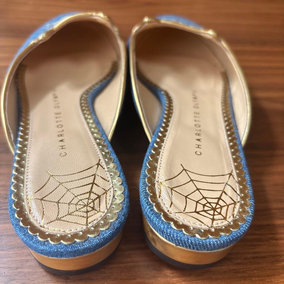 【未使用】Charlotte Olympia KITTY フラット　サンダル