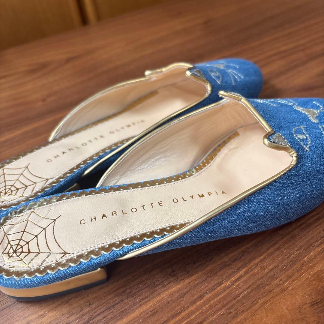 【未使用】Charlotte Olympia KITTY フラット　サンダル