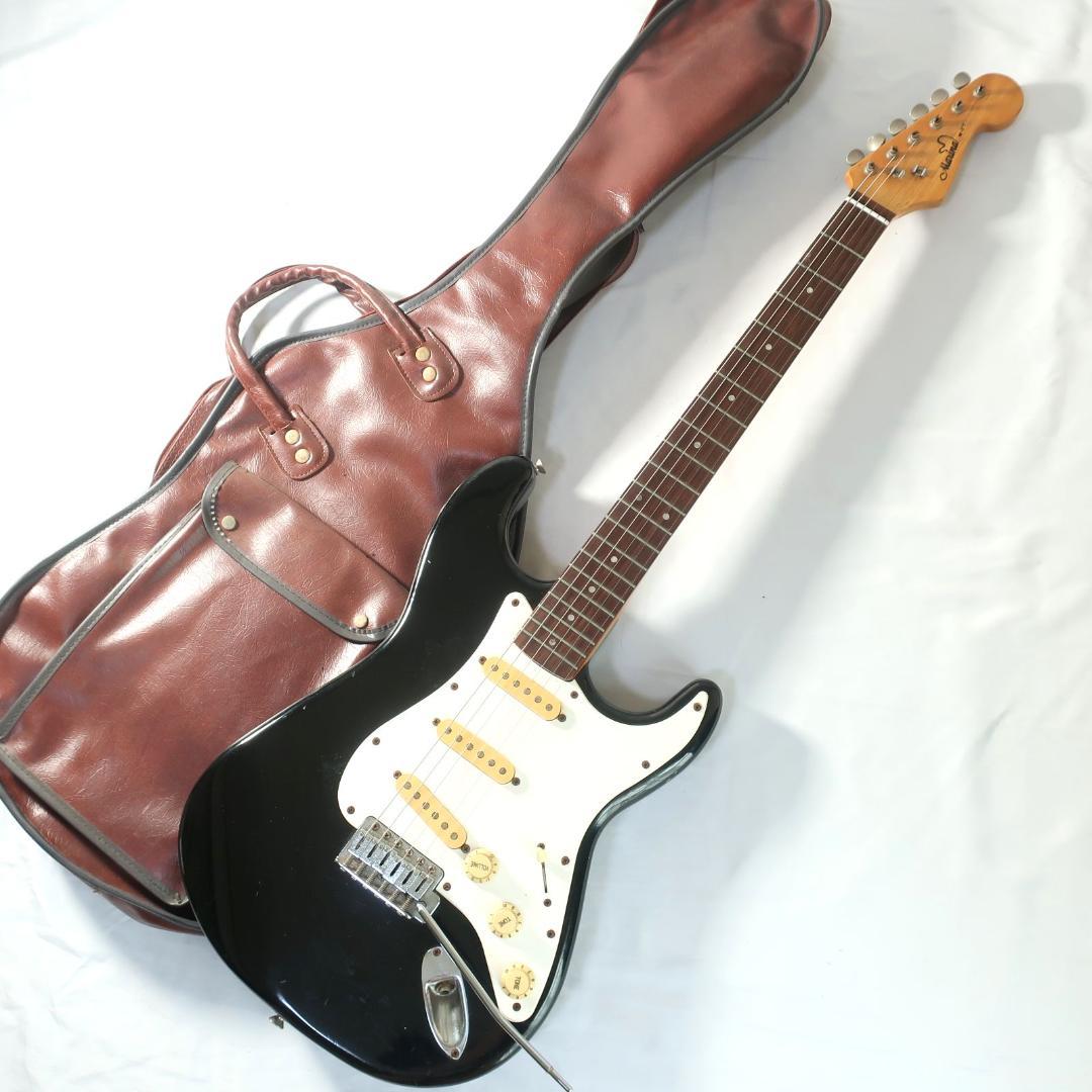 Marina M-STストラトタイプ エレキギター ケース付 ビンテージ中信楽器