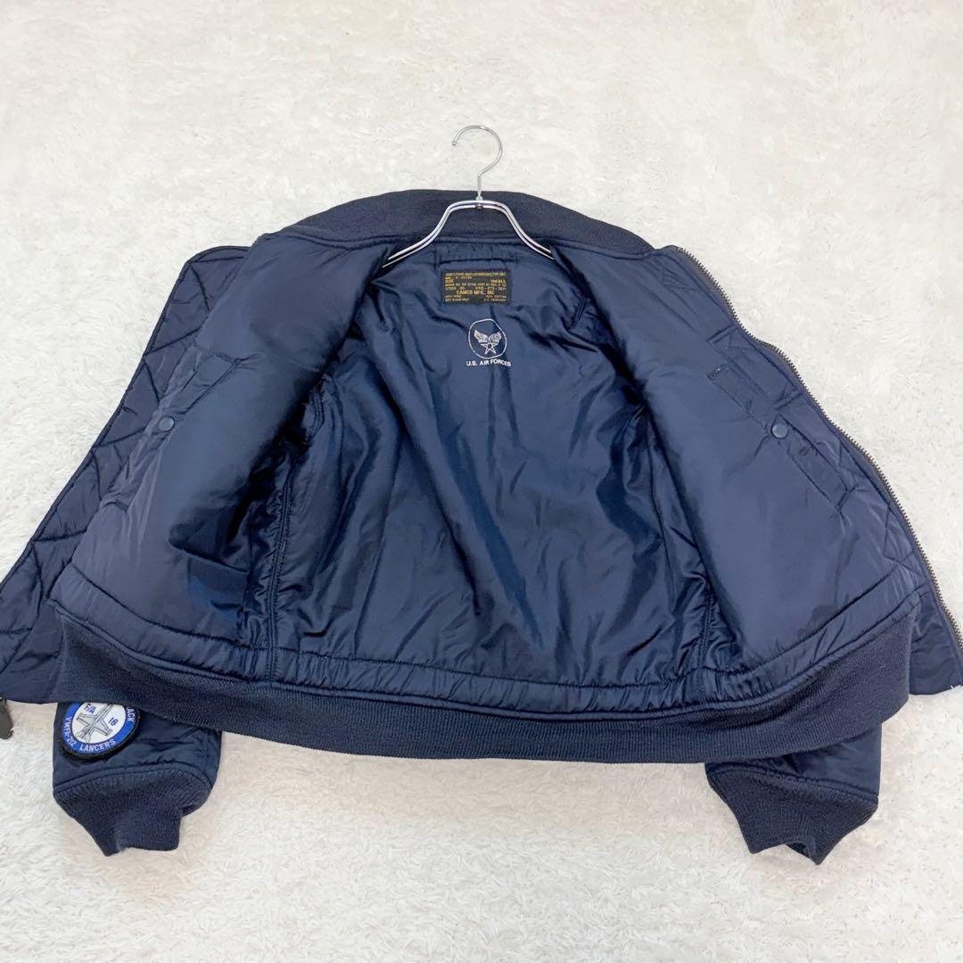 CAMCOフライトジャケットMA1米軍アメカジ 古着ワッペン付 グランジ Y2K