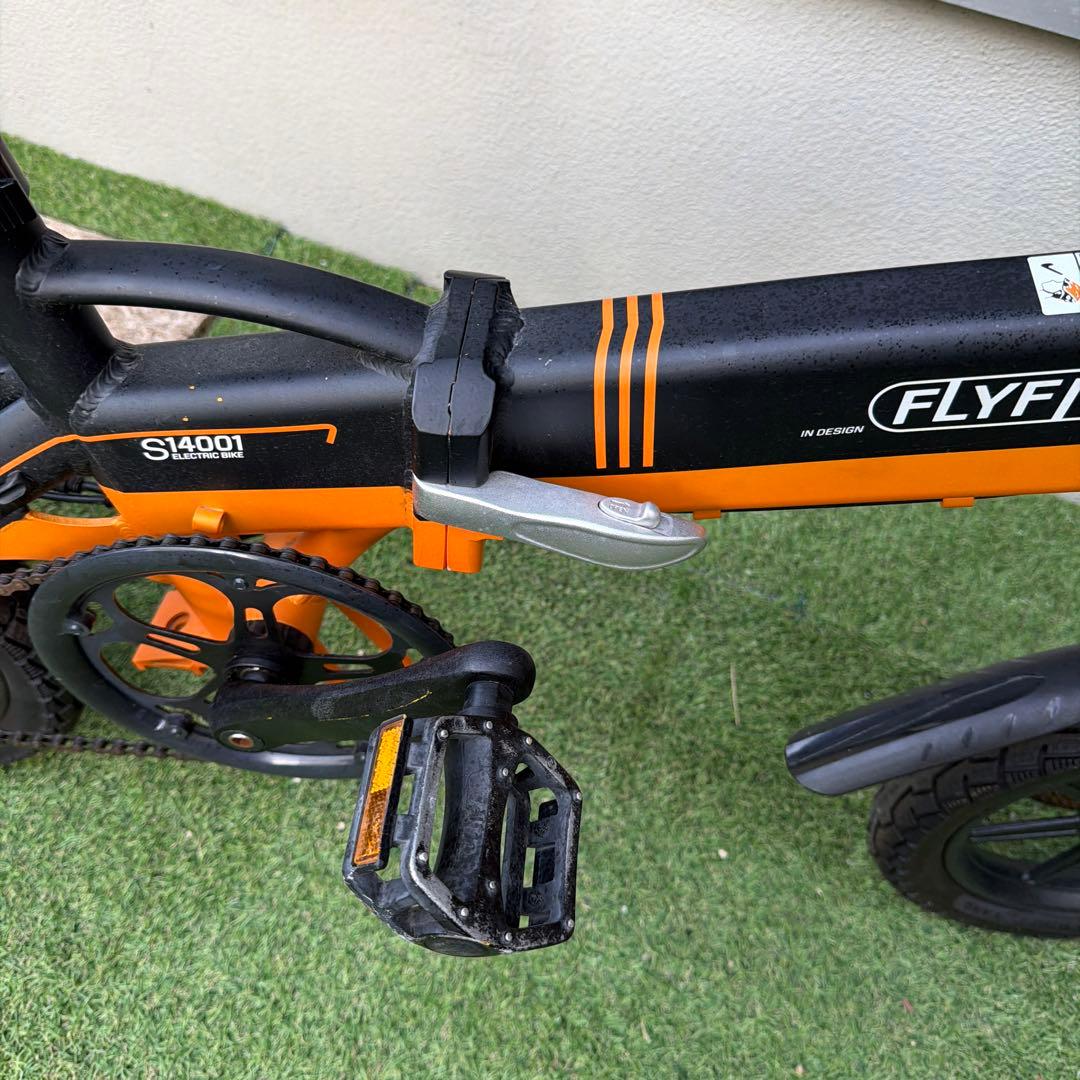 大阪発　ジャンクFLYFISH 電動アシスト自転車 オレンジ　引取り限定