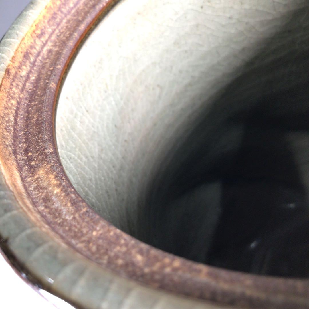 N165 水指 『明神窯 岡本高始造』『練上水指』 共箱 茶道具 - メルカリ