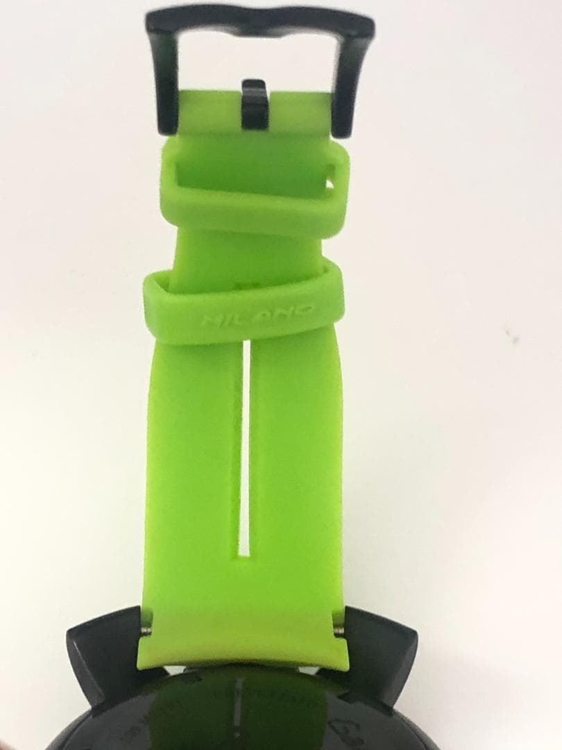 動作OK GaGa MILANO ガガミラノ マヌアーレ48 ラバー 腕時計