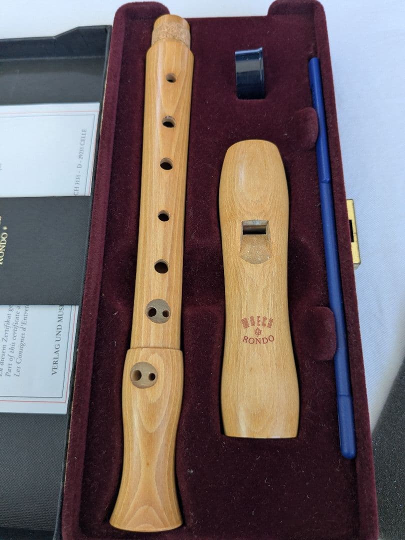 メック　MOECK　木製　ソプラノリコーダー　RONDO