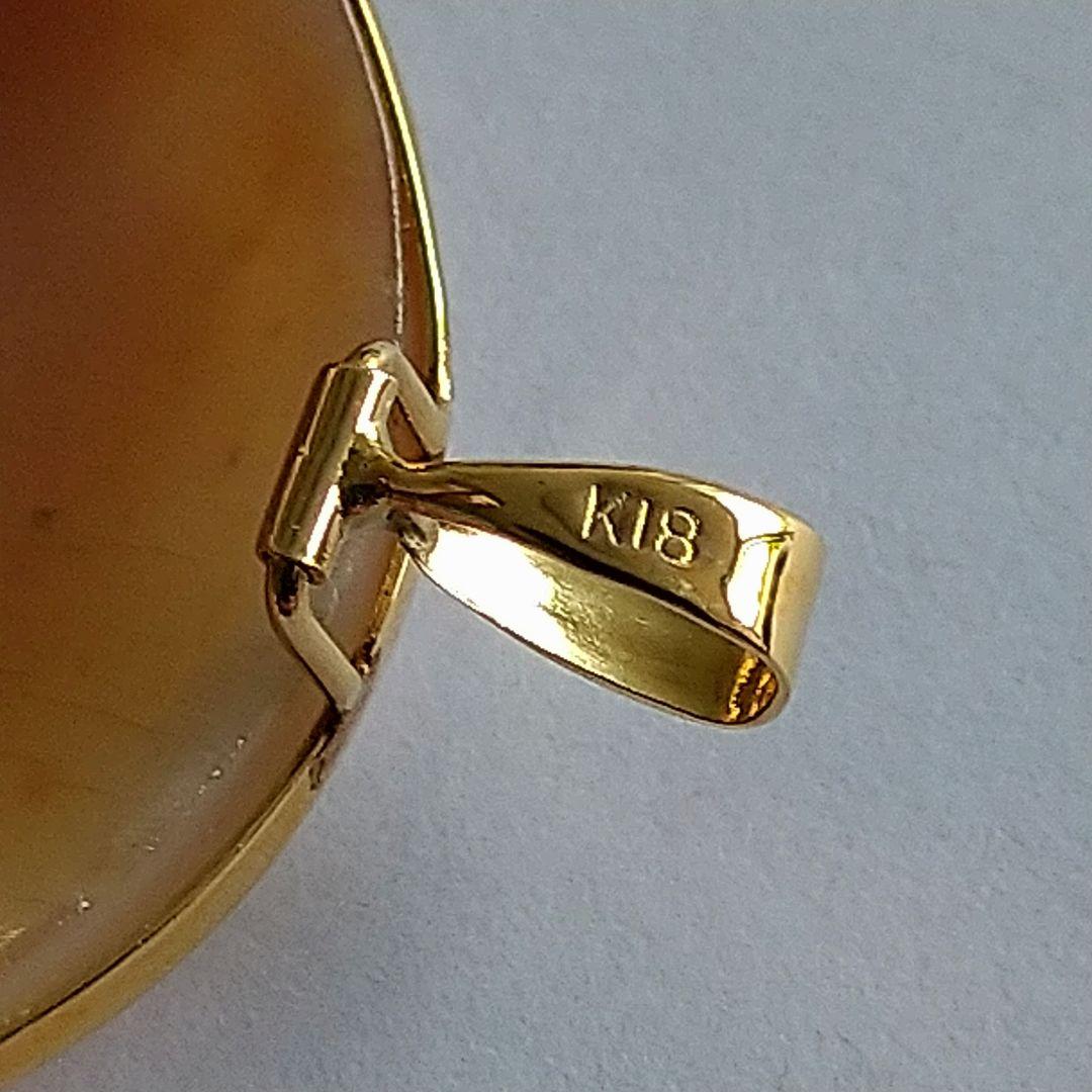 tai125様専用✤シェルカメオブローチ✤K18✤2way✤デビュー前の美少女